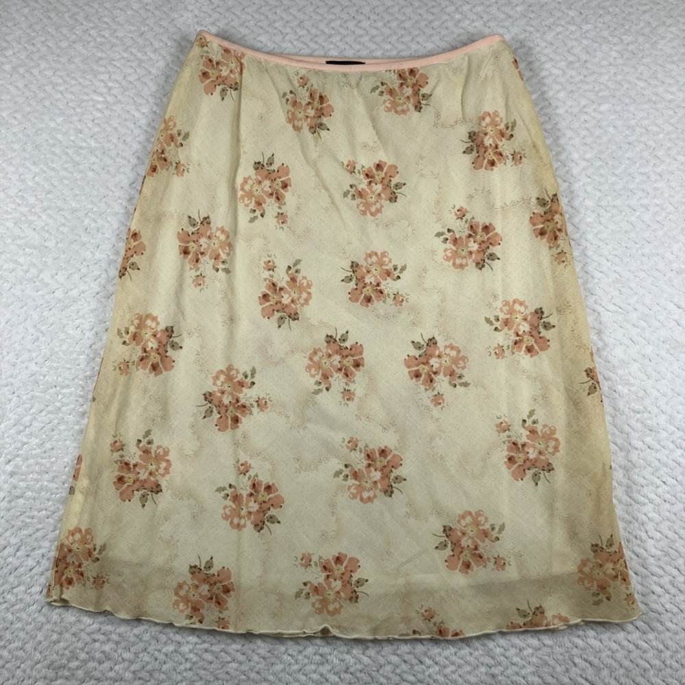 Vintage Wet Seal 90s Y2K Skirt Medium Floral Paisley Cottagecore Boho 2000's